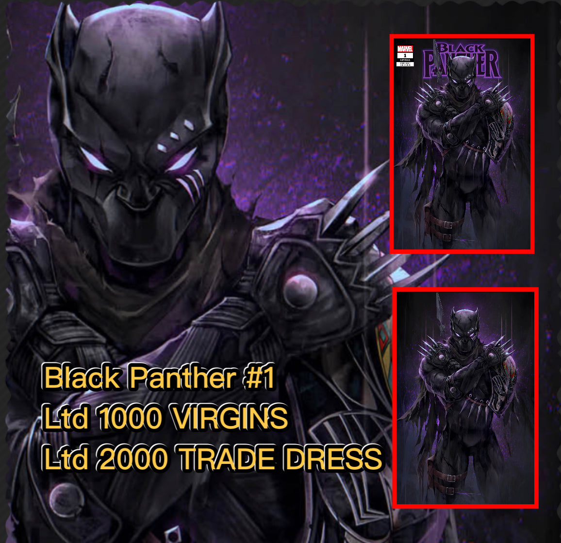 BLACK PANTHER 1 CBNS Exclusive by Ivan Tao – Black Saber Comics