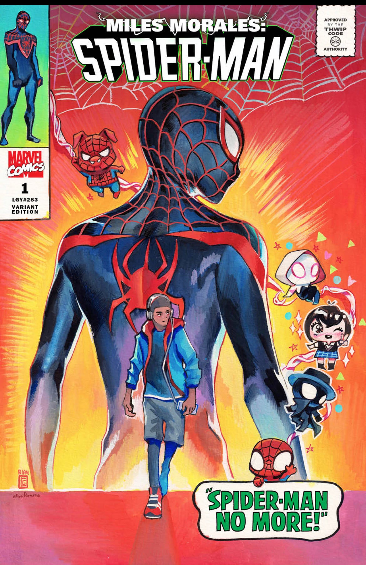 MILES MORALES: SPIDER-MAN #1 Chrissie Zullo Variant LTD To